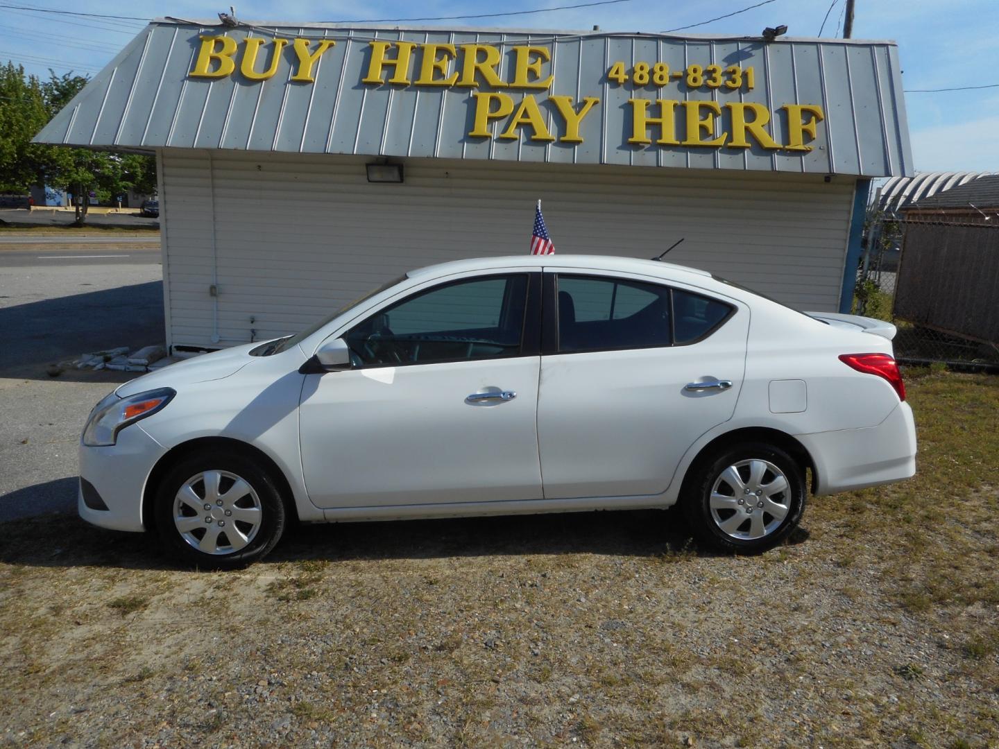 2016 White Nissan Versa (3N1CN7AP9GL) , located at 2553 Airline Blvd, Portsmouth, VA, 23701, (757) 488-8331, 36.813889, -76.357597 - Photo#0